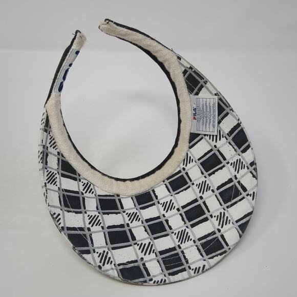 Fila Golf Sun Visor Cap Multicolor One Size Lightweight Embroidered Check - Picture 7 of 9